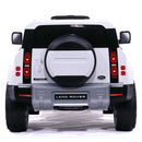Macchina Elettrica per Bambini Licenza Ufficiale Land Rover Defender 12V 7Ah Bianco       