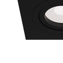 Faretto da incasso Downlight in Alluminio Atom Nero