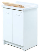 Mobile Lavatoio 83x60x87 cm 2 Ante Asse in Legno Montegrappa Acqua Edilla Bianco