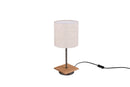Lampada tavolo da Interno a LED in Metallo Nickel Opaco