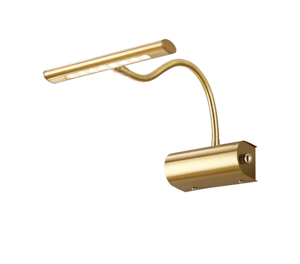 Applique da Interno a LED in Metallo Ottone Satinato sconto