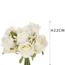 Bouquet Artificiale con Altezza 22 cm Nat Touchm Bianco