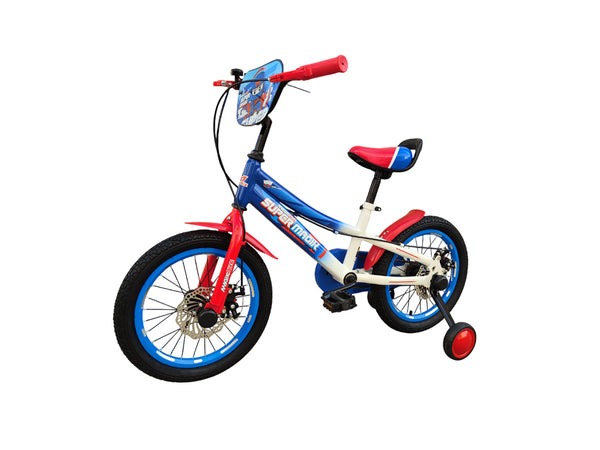 Bicicletta per Bambini 16" Freni a Disco Magik-Bike Racer Blu sconto