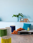 Tavolino 38x38x40 cm Guadalupe in Legno Verde