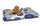 Cuscino Imbottito per Cani e Gatti 60x100 cm in Microfibra Murrine