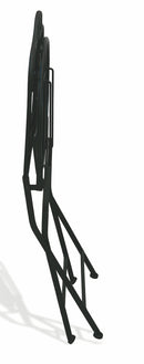 Set da Giardino Pieghevole in Ferro con Tavolo e 2 Sedie Soriani Provence Breakfast Nero