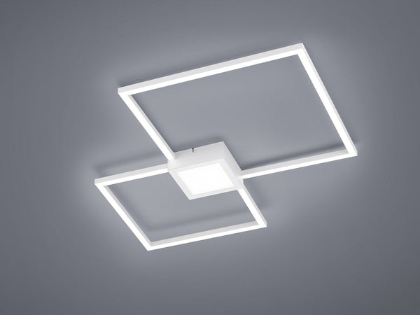 sconto Plafoniera da Interno a LED SMD in Metallo Bianco Opaco