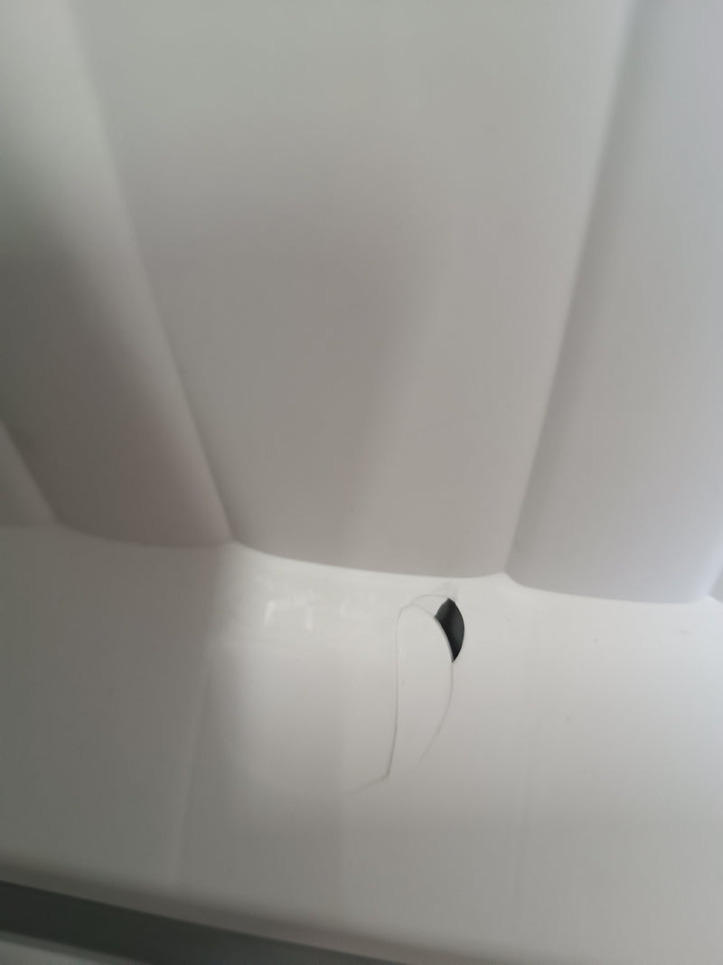 Armadio in Resina Antiurto Terry Wave 2A 70X44X181Cm 2 Ante 5 Ripiani da Esterno Seconda Scelta