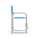 Sedia Pieghevole Regista 32x59x80 cm in Acciaio Regista Blu