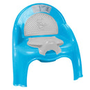 Vasino per Bambini 32x30x30 cm con sportellino Azzurro