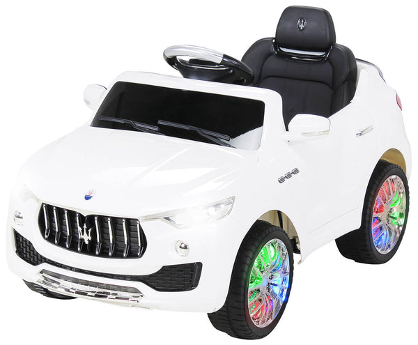 prezzo Macchina Elettrica per Bambini 12V con Licenza Maserati Levante Deluxe Bianca