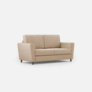 Divano 2 Posti 152x85x85 cm Yasel in Tessuto Beige