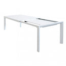 Tavolo Allungabile Houston 135/180x70x75h cm in Alluminio Bianco