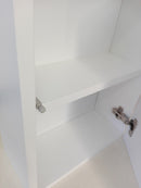 Pensile Alto da Bagno 1 Anta Soft Close 35x18x78,2 cm TFT Ibiza Blu Opaco