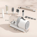Kit Toelettatura Cani e Gatti 5 in 1 con Aspirapolvere 10 kPa Tosatrice Spazzola 2,5 L e 3 Velocità in ABS      
