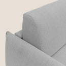 Divano Letto 2 Posti 175x95x96 cm in Tessuto Grigio