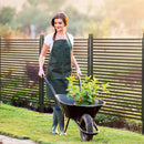 Recinzione Divisorio da Giardino 93x22x150 cm Modulabile Autoportante in Acciaio Marrone   