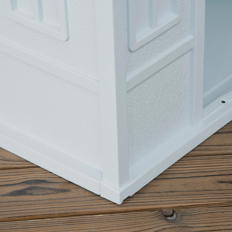 Cuccia per Cani Taglia Media e Grande max 30 kg 84,2x98,2x82 cm in Polipropilene Blu