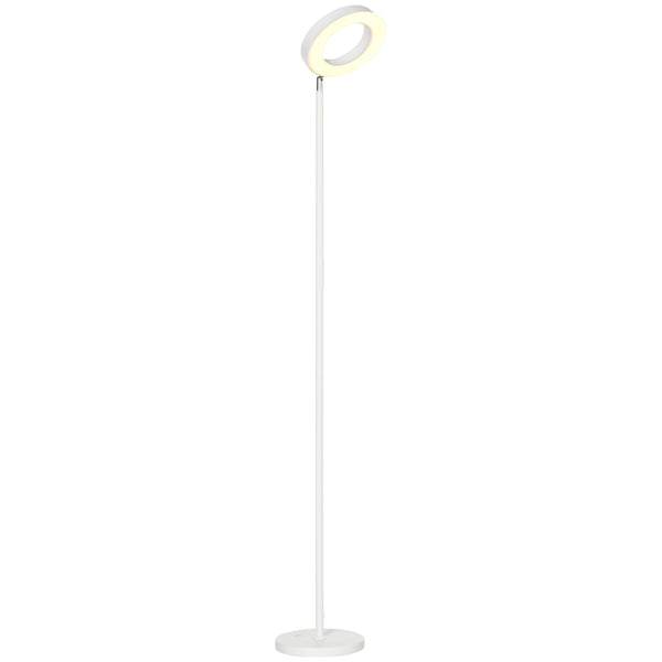 Lampada da Terra a LED compatibile Alexa e Google Home Ø25x168 cm in Acciaio Bianca acquista