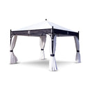 Gazebo da Giardino 3.5x3.5m Telo in Poliuretano Taddei Riyad