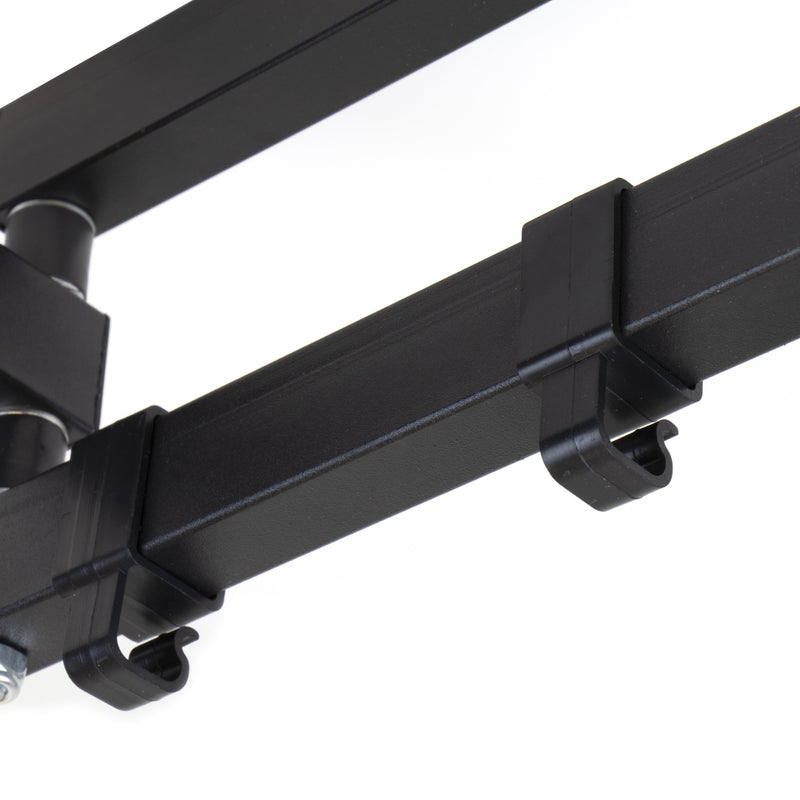 Supporto da Parete Inclinabile e Girevole per Televisione Verniciato Nero Acciaio Emuca