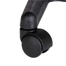 Sgabello Estetista Girevole Seduta Imbottita 10cm in Ecopelle Salone Studio Nero