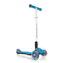 Monopattino 3 ruote Telescopico e Ripiegabile Max 50Kg Globber Elite Azzurro