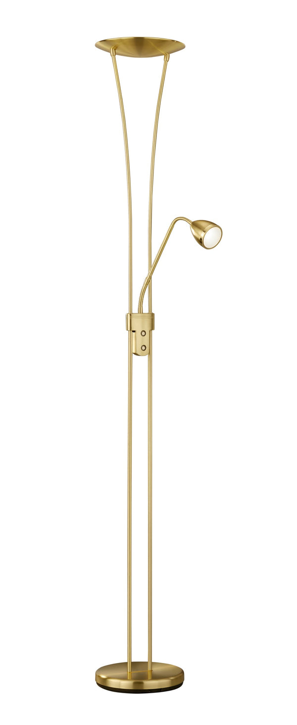 Piantana da Interno a LED in Metallo Ottone Satinato acquista