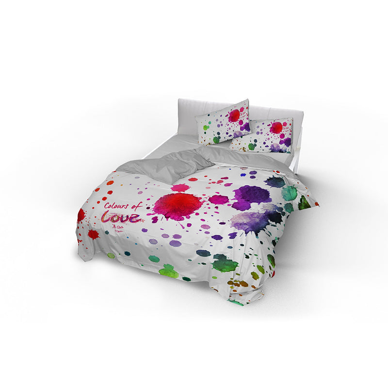 Copripiumino Matrimoniale Stampa sul Sacco e Federe Kio615