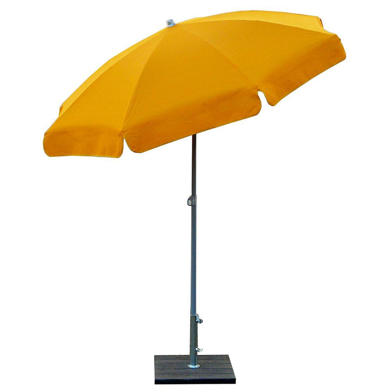 Ombrellone da Giardino Ø2 m Palo Ø33 mm in Acciaio Maffei Venezia Duplex Giallo/Bianco e Giallo