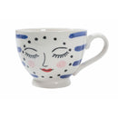 Set 3 Tazze 15x11,5x9 cm in Ceramica VdE Tivoli 1996 Vis a vis