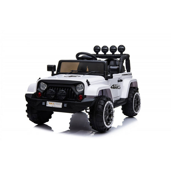 online Macchina Elettrica per Bambini Fuoristrada Adventure 12V con Telecomando Bianco