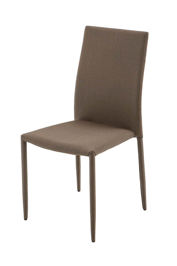 Set di 4 Sedie in Tessuto 93x52x45cm TFT DC Marrone Tessuto prezzo