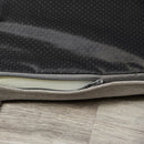 Cuccia per Cani e Gatti 110x70x15,5 cm in Legno e Acciaio Rovere e Grigio
