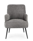 Poltrona Soggiorno 60x67x79 cm Adeline in Tessuto Frost