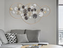 Pannello 3Rounds 130x6x70 cm in Ferro Multicolor