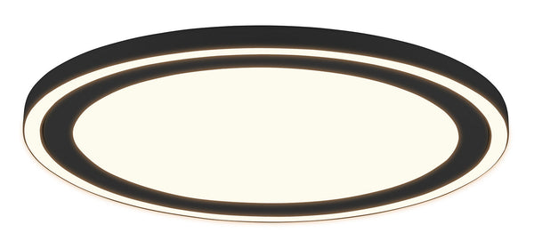 prezzo Plafoniera da Interno a LED in Plastica Nero Opaco