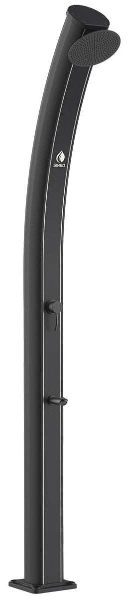 online Doccia Solare da Giardino 35L Miscelatore e Lavapiedi Sined Dafne Nera