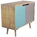 Mobiletto Niagara 80x35,5x66,8 h cm in Legno Multicolor