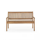 Panca 2 Posti 120x62x88 h cm in Legno Marrone