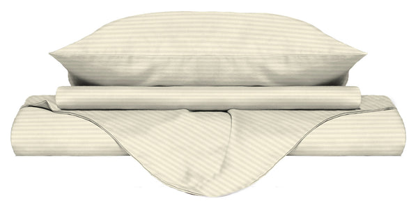 prezzo Copripiumino Matrimoniale con Sacco e Federe in Raso di Poliestere Panna