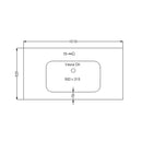 Mobile da Bagno sospeso Bali 06 Maxi Twist Platino TFT