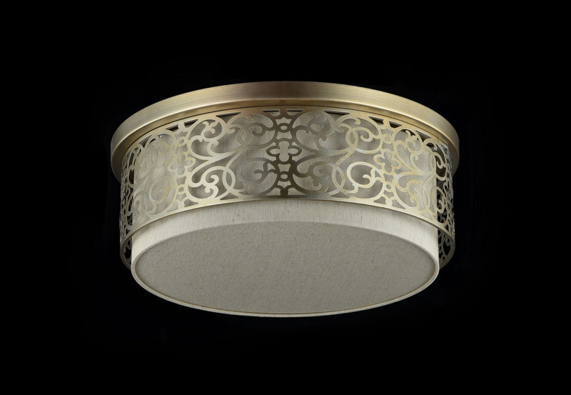 Plafoniera House in Metallo Venera Ottone