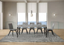Tavolo Allungabile 120/224x90x77 cm Karamay Premium Cemento