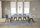 Tavolo Allungabile 140/244x90x77 cm Karamay Premium Cemento