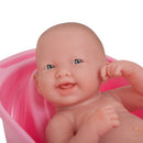 Bambola Bebè Neonato con Bagnetto e Accessori 36cm JC Toys