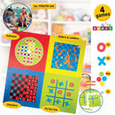 Tappeto Puzzle Maxi per Bambino 36pz 120x120 cm Giochi di Società con Accessori