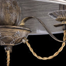 Lampadario House in Metallo e Poliresina Cable Marrone