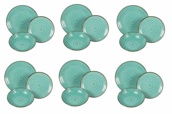 Servizio Piatti 18 Pezzi in Hard Dolomite Villa d'Este Home Tivoli Baku acquista