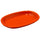 Piatto Ovale 36x25xh4 cm in Gres Porcellanato Romeo Arancione